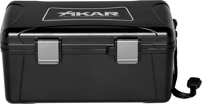 Xikar New Travel Humidor for 15 Cigars with Boveda - Durable and Airtight Cigar Storage - Image 2